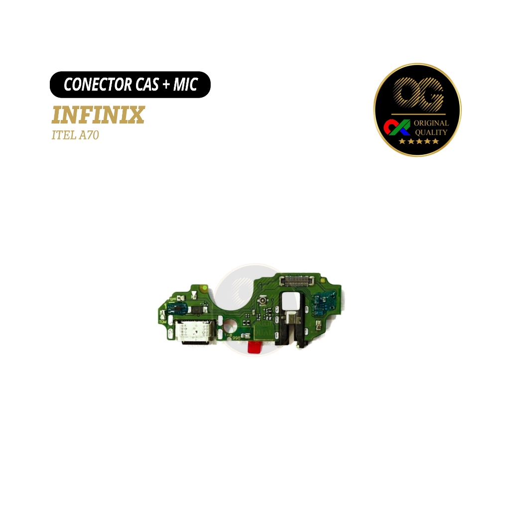 FLEXIBLE INFINIX ITEL A70 CONECTOR CAS + MIC ORI CT
