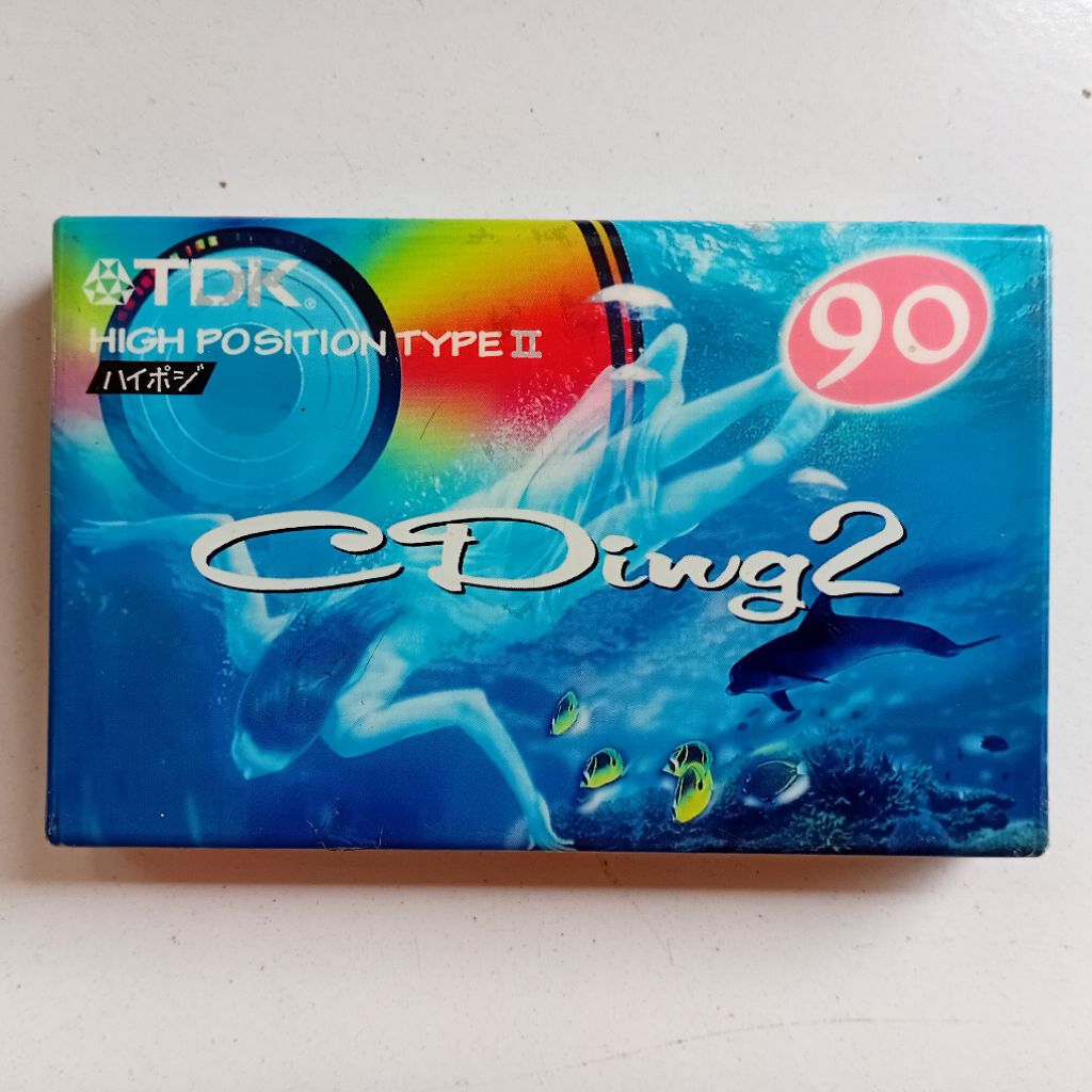 Kaset Kosong TDK CDing-2 90 Type II High Position (1998) Market Japan Made in Japan Segel