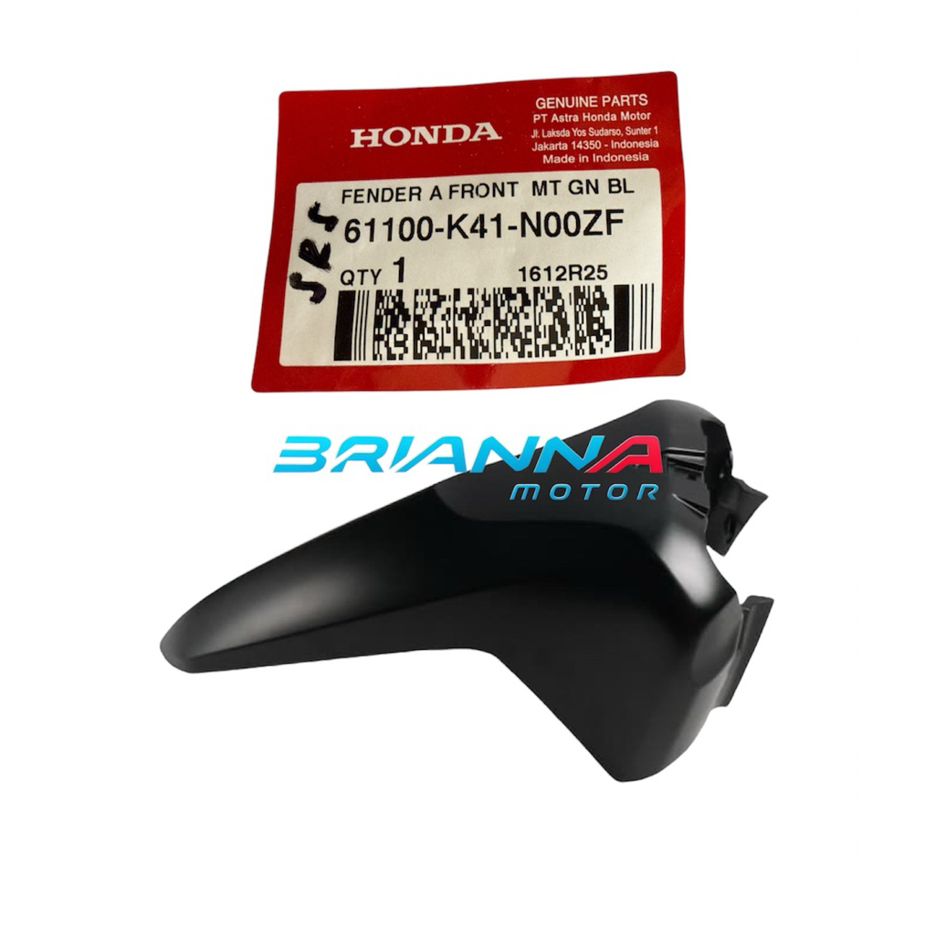 SLEBOR DEPAN HITAM DOF NEW SUPRA X 125 PGMFI 61100 K41 N00ZF