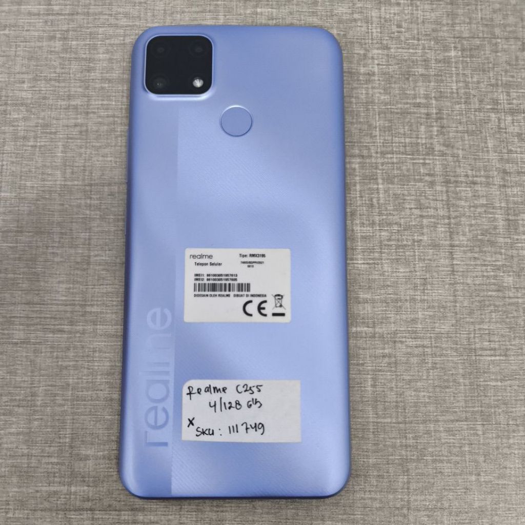 Handphone second normal Realme C25s 4+128GB original
