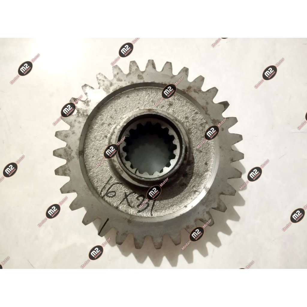 Gigi Gear Transmisi PTO Hardtop 16x31 (MODEL GIGI RATA)