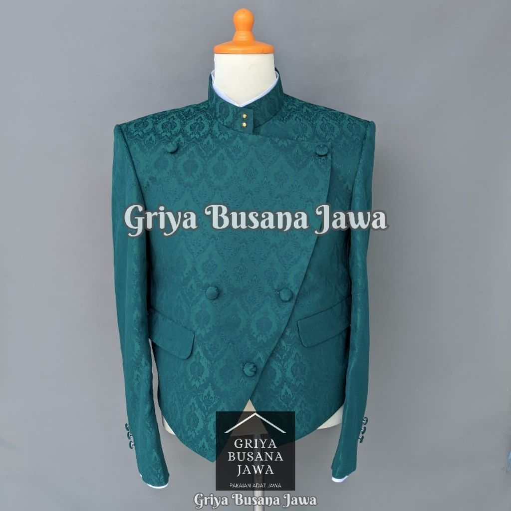 Beskap Solo Krowok Alusan Jaguar Toyobo