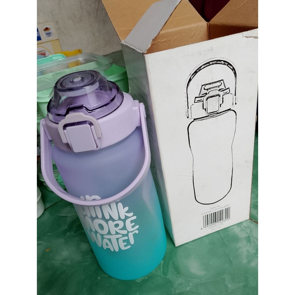 botol minum motivasi,botol minum isi 1,5 liter ,botol minum murah di medan