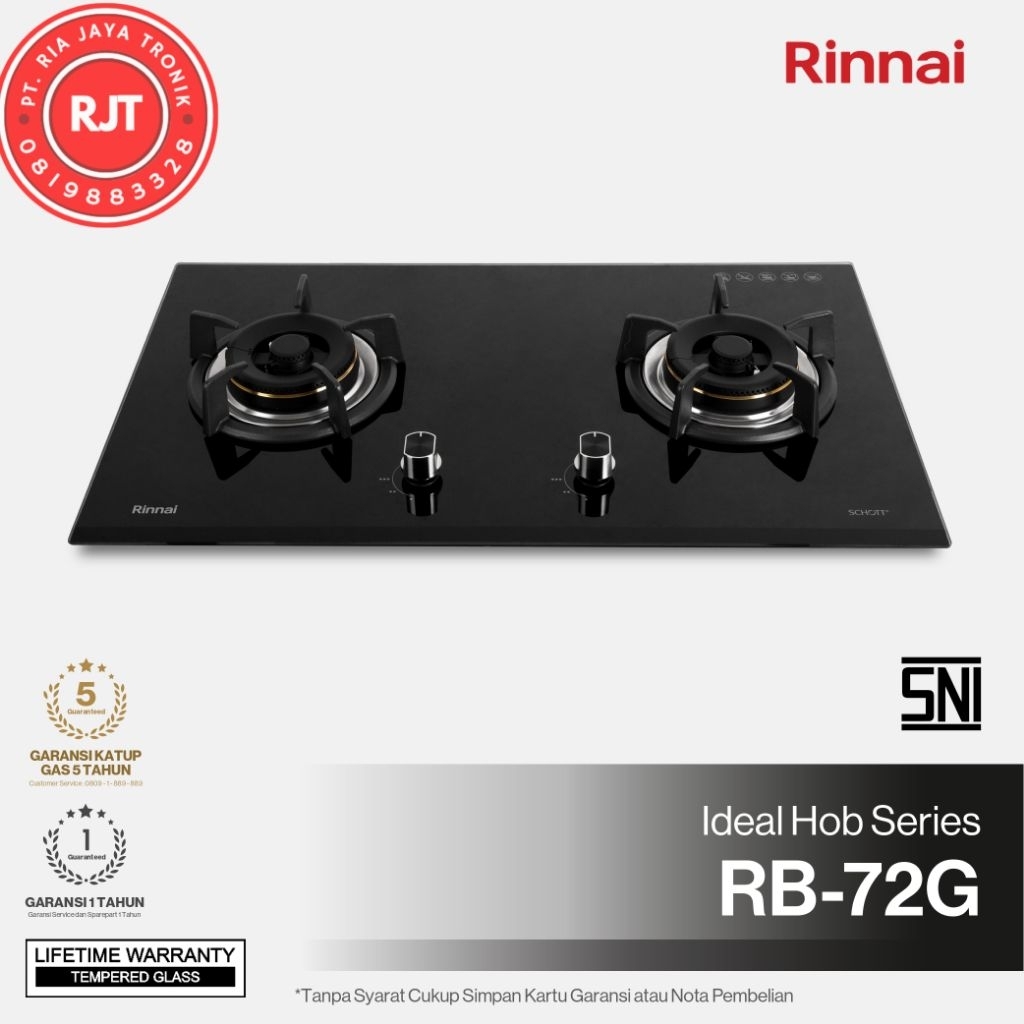 Kompor Tanam Rinnai RB-72G
