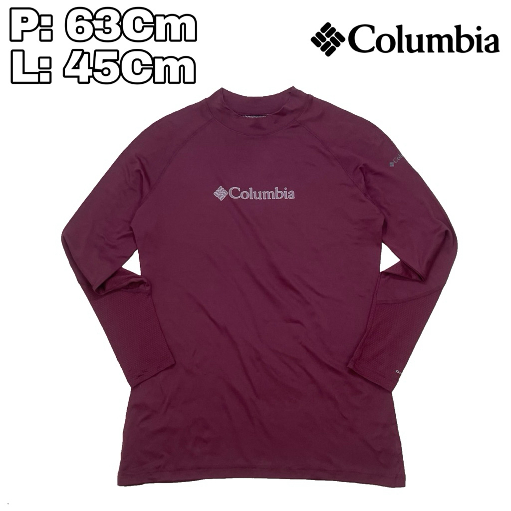 B83 Baselayer Shirt Columbia Sport Outdoor Manset  Baju Lengan Panjang Running Olahraga Hiking Track