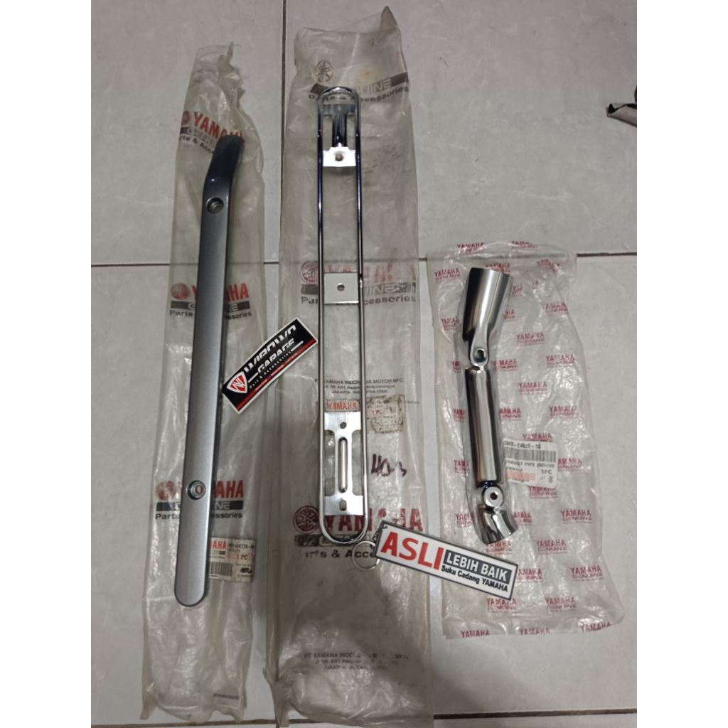 Tameng Fullset Knalpot Nouvo Lele Sporty Original