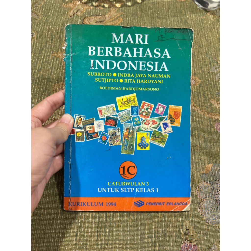 Buku - MARI BERBAHASA INDONESIA untuk SLTP 1C  (cawu 3)