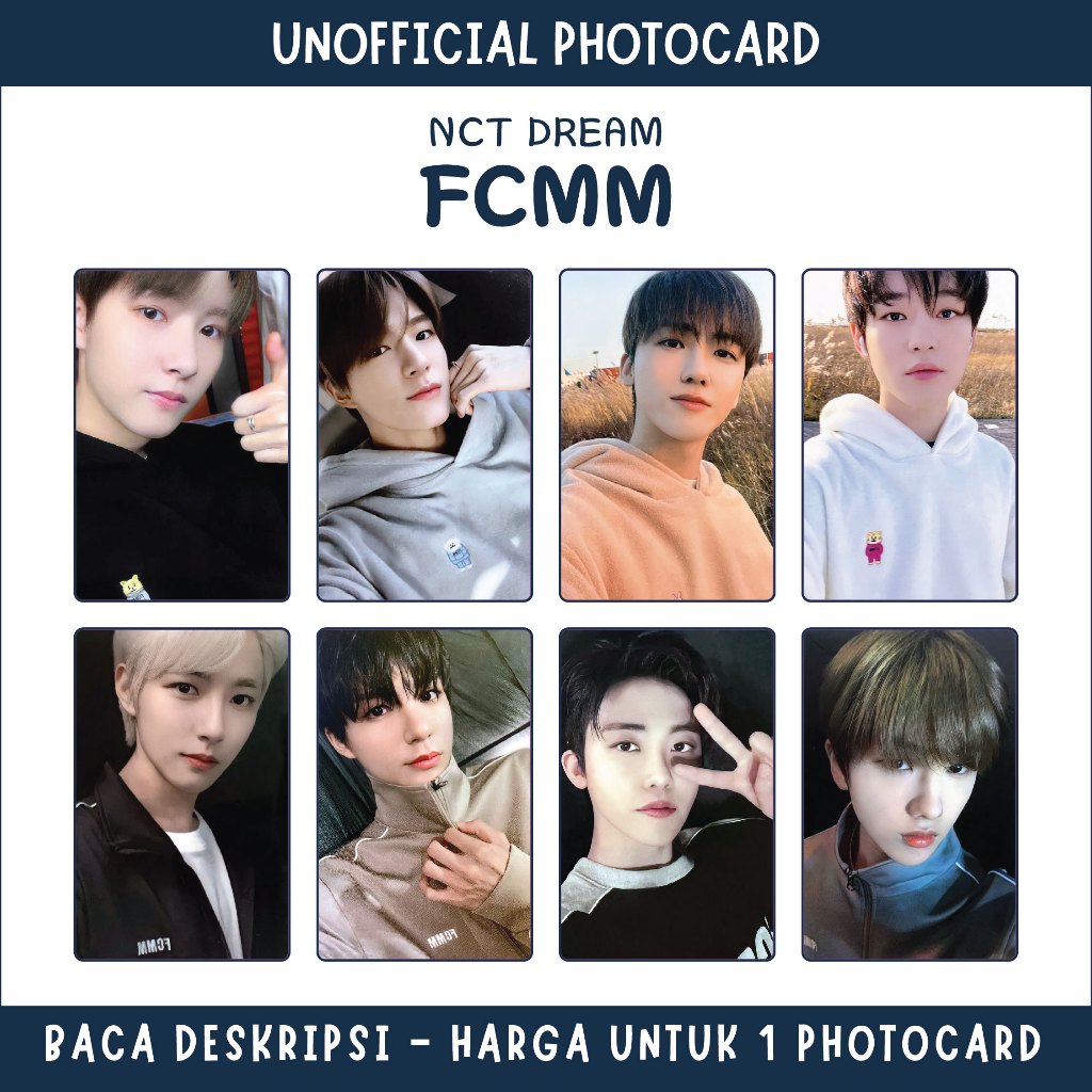 [UNOFFICIAL PHOTOCARD] NCT DREAM - FCMM