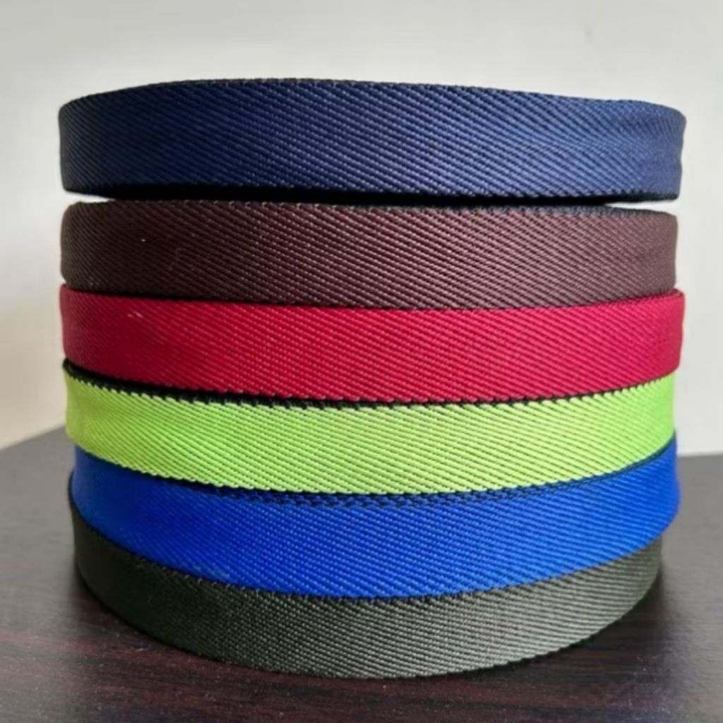 Tali Webbing Bisban Katun Tebal 2,5 Cm 1 Roll