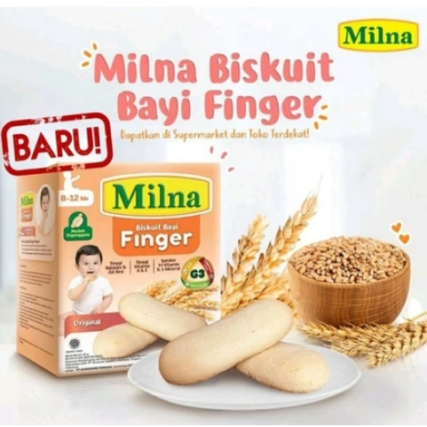 MILNA BISKUIT BAYI FINGER //MILNA BISKUIT 52 GRAM