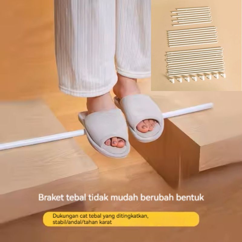 Aksesoris Kelambu (Lengkap) Tiang Penyangga  Besi Konekto