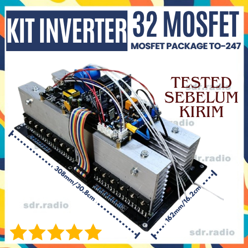 Kit Inverter Modul Driver Pure Sine Wave EGS002 32 Mosfet TO-247 32fet TO247 EGS 002