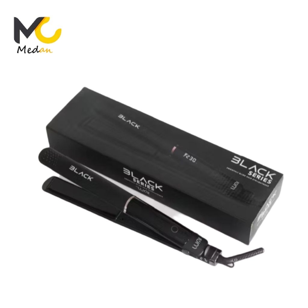 Catokan Rambut Lumi Black Series 1 Inch Pelurus Rambut