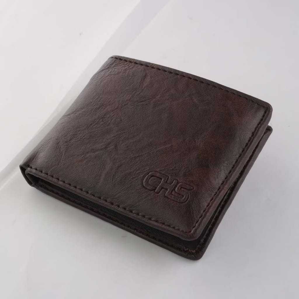 Dompet Pria Kulit Premium – Bifold Elegan & Tipis, Muat Banyak Kartu & Uang