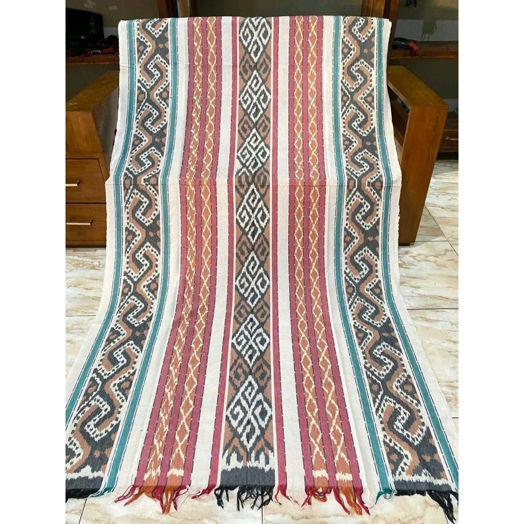 Kain Tenun Putih Premium Kain Tenun Blanket Soft