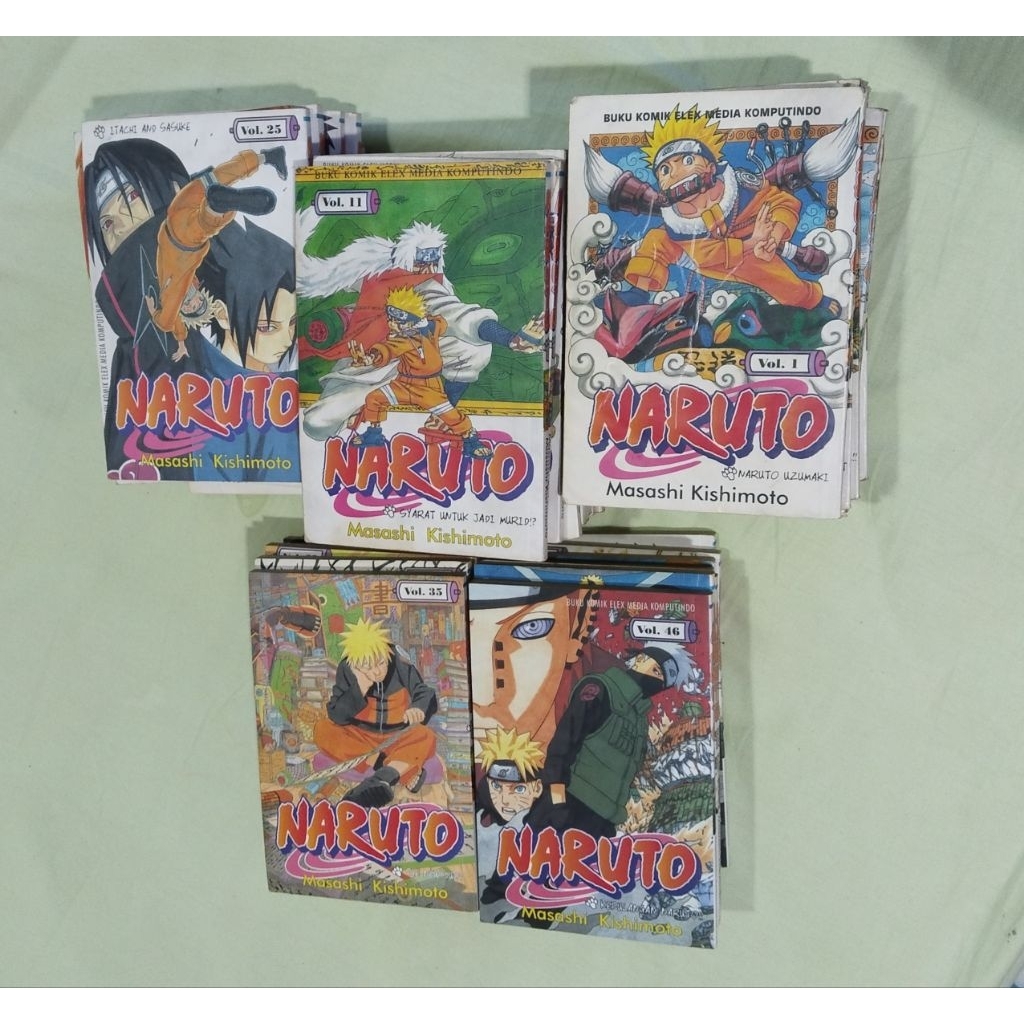 Komik Naruto Original preloved