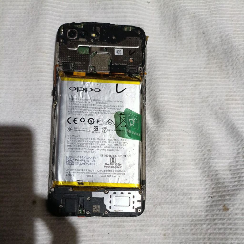 mesin Oppo A7 normal