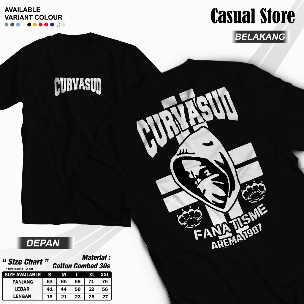 kaos tshirt ultras curva sud arema malang