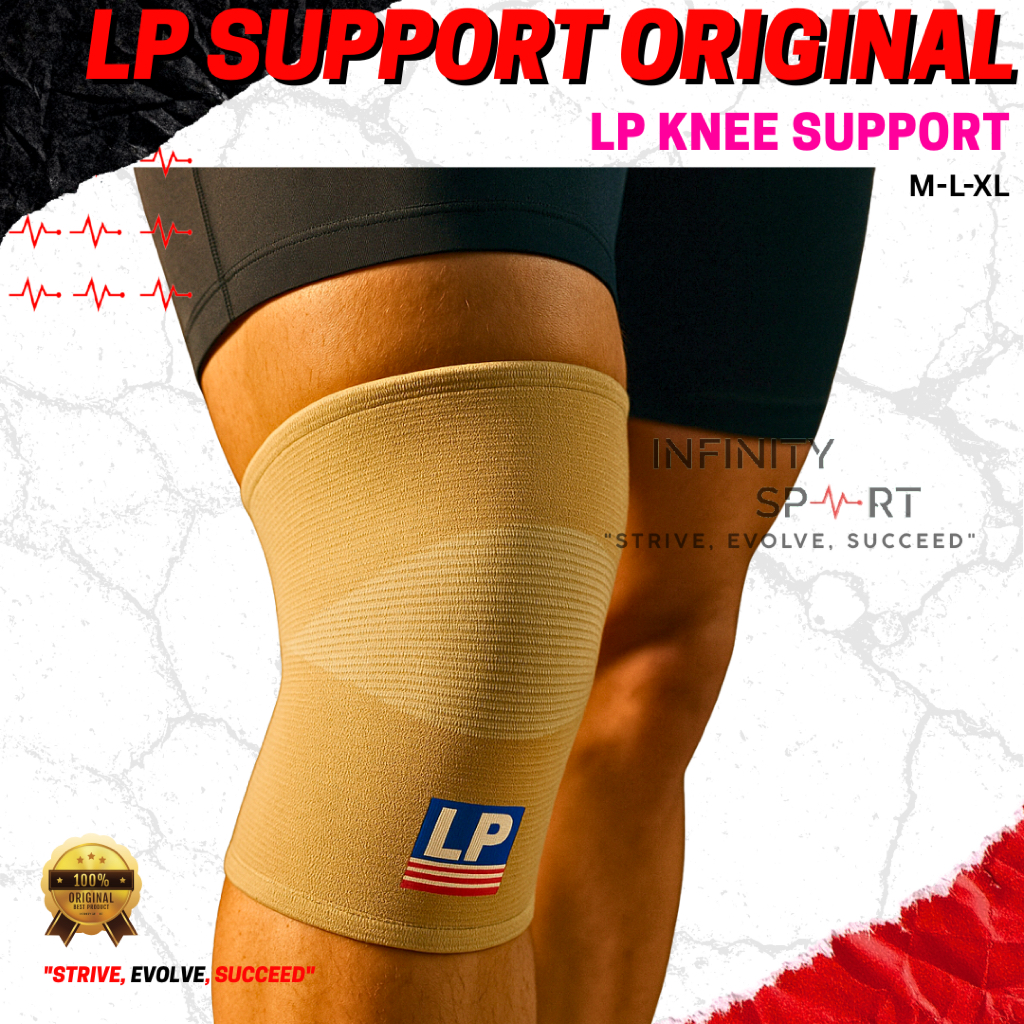 LP SUPPORT Knee Support Elastic / LP Deker Lutut ORIGINAL