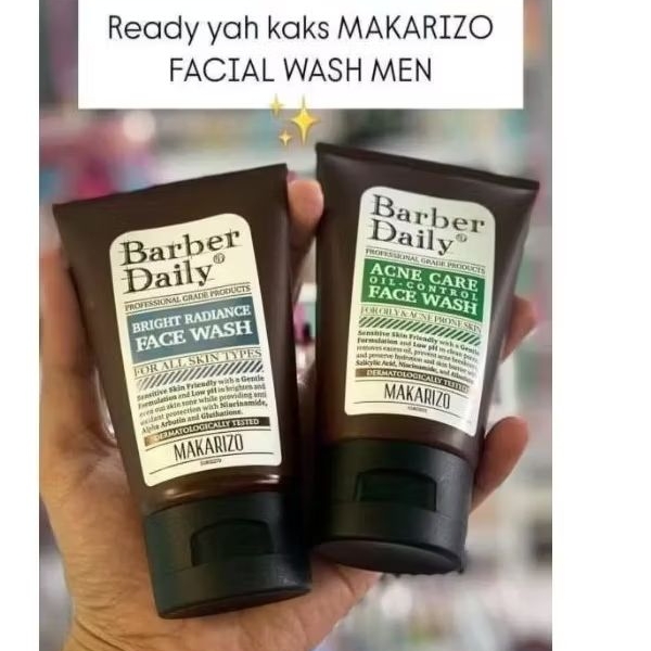 BARBER DAILY  face wash makarizo