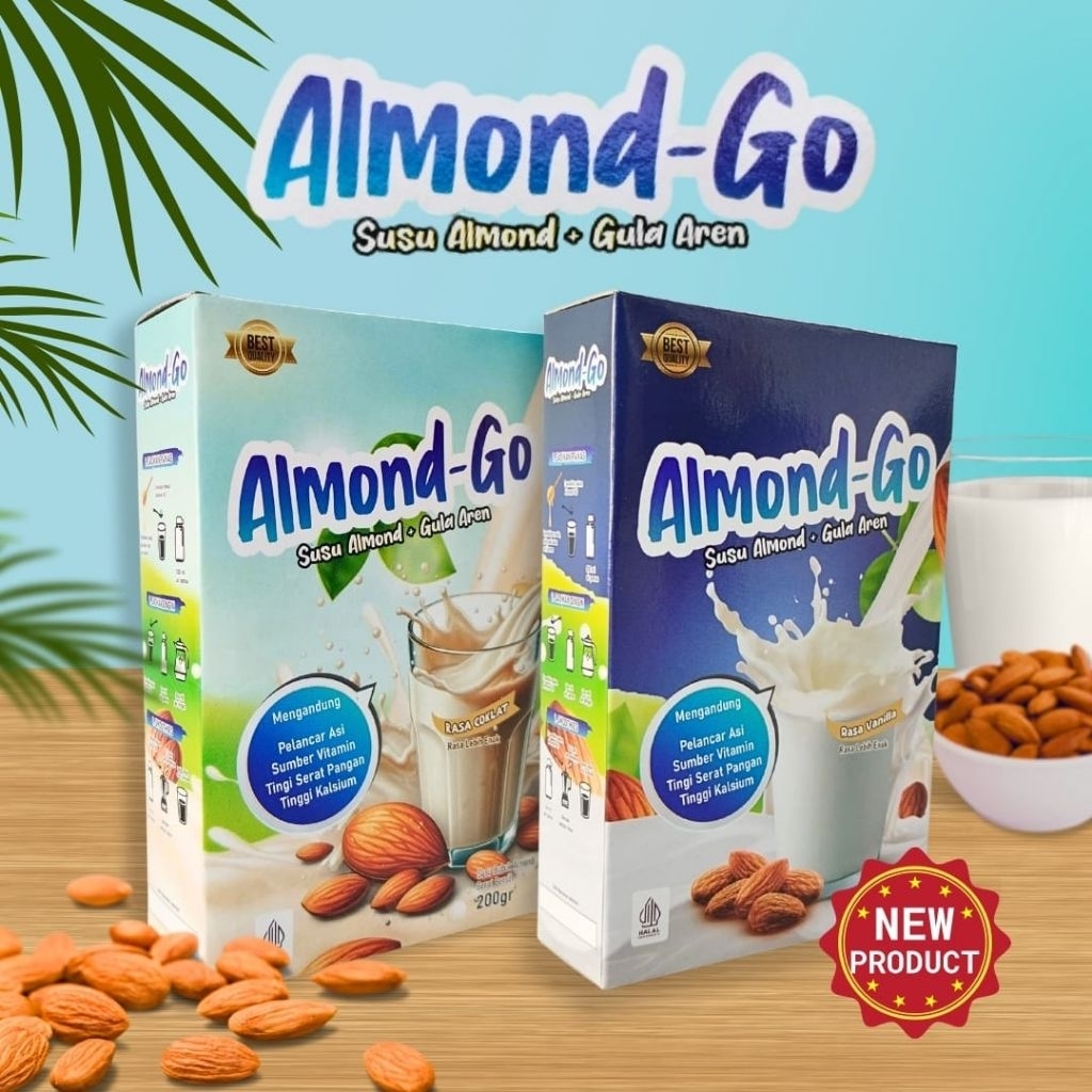 Susu ALMOND-GO susu almond pelancar asi