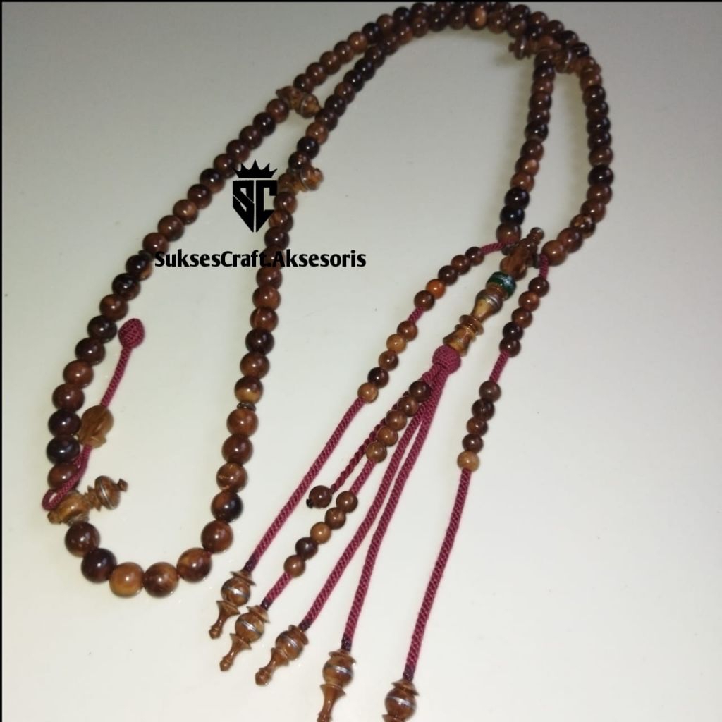 Tasbih kauka kokka asli setting tijani kaukah bahan impor premium