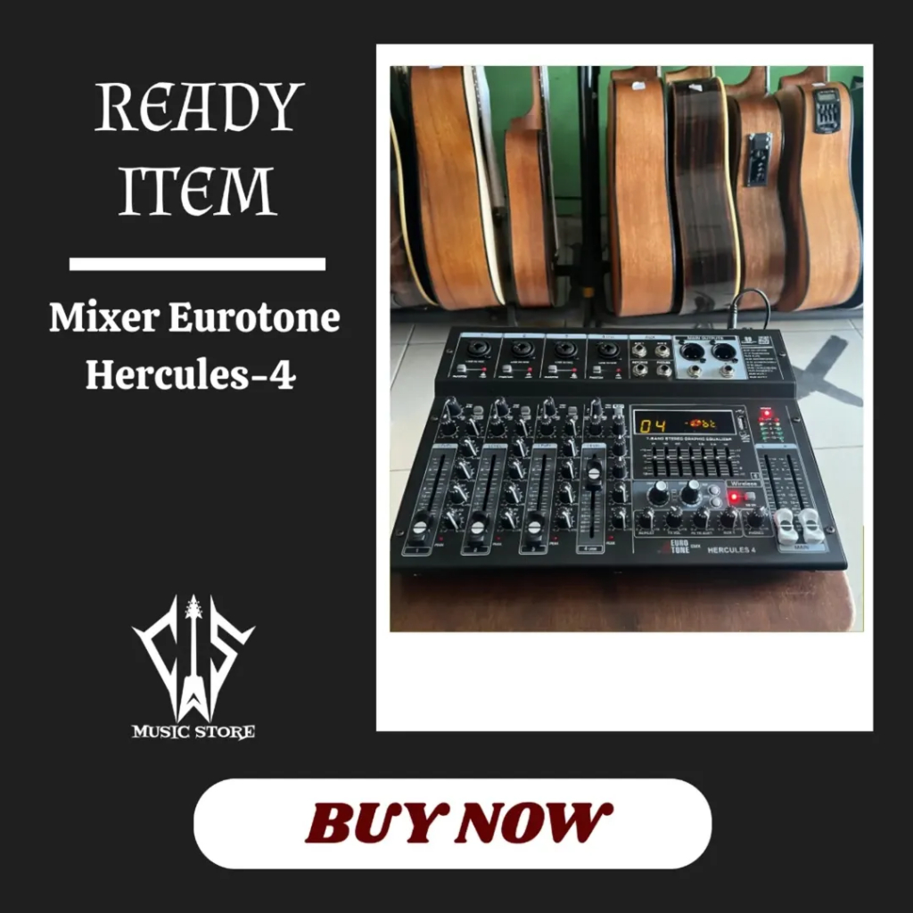 Mixer Eurotone Hercules 4 Channel