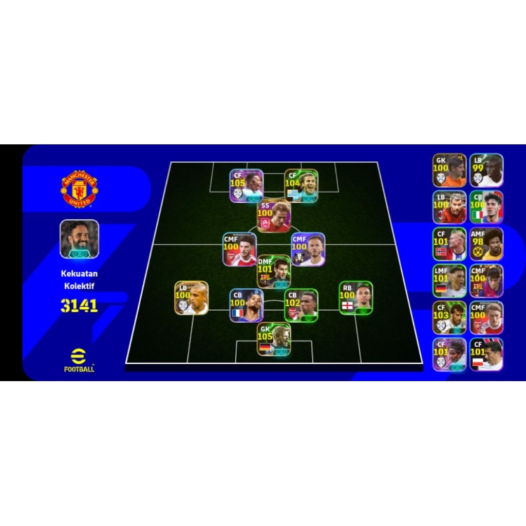 Akun Efootball Mobile ST Mbappe 2025