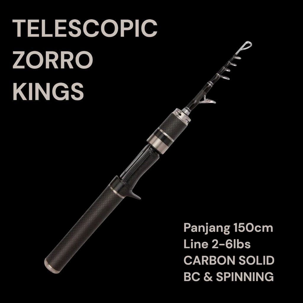 Joran pancing Telescopic Zorro Kings & Joran pancing Telescopic Zorro Felix