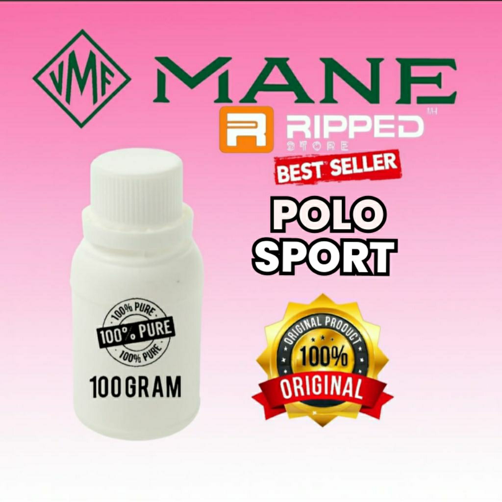 Bibit Parfum Murni 100ml Polo Sport || Original Mane