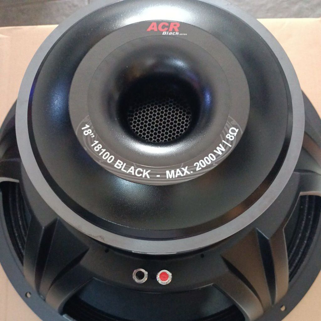 speaker ACR BLACK 18 inc type 18"18100 2000watt