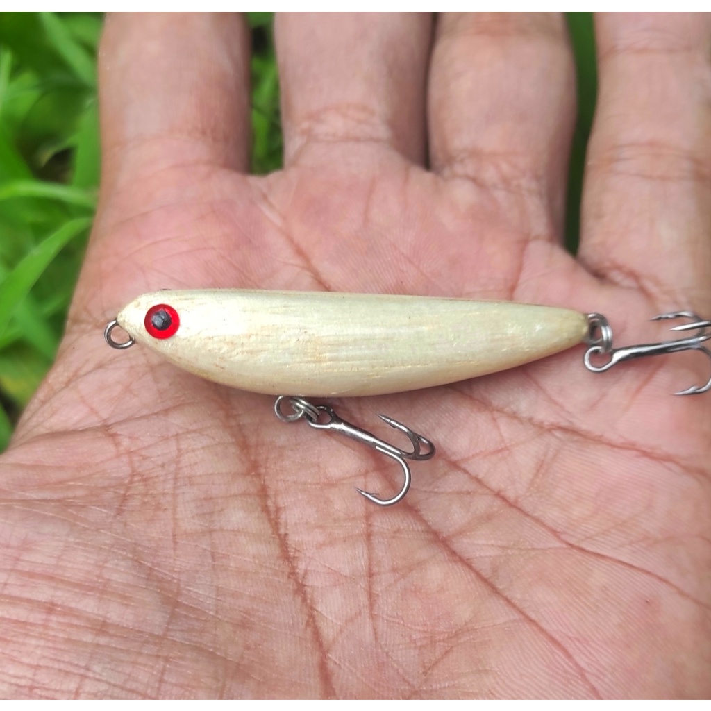 handmade lure wtd umpan mancing casting ultra light bahan kayu