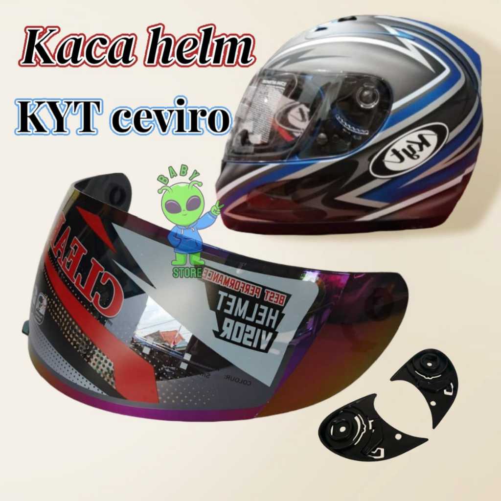 Kaca helm KYT ceviro visor kyt ceviro gratis rachet pnp