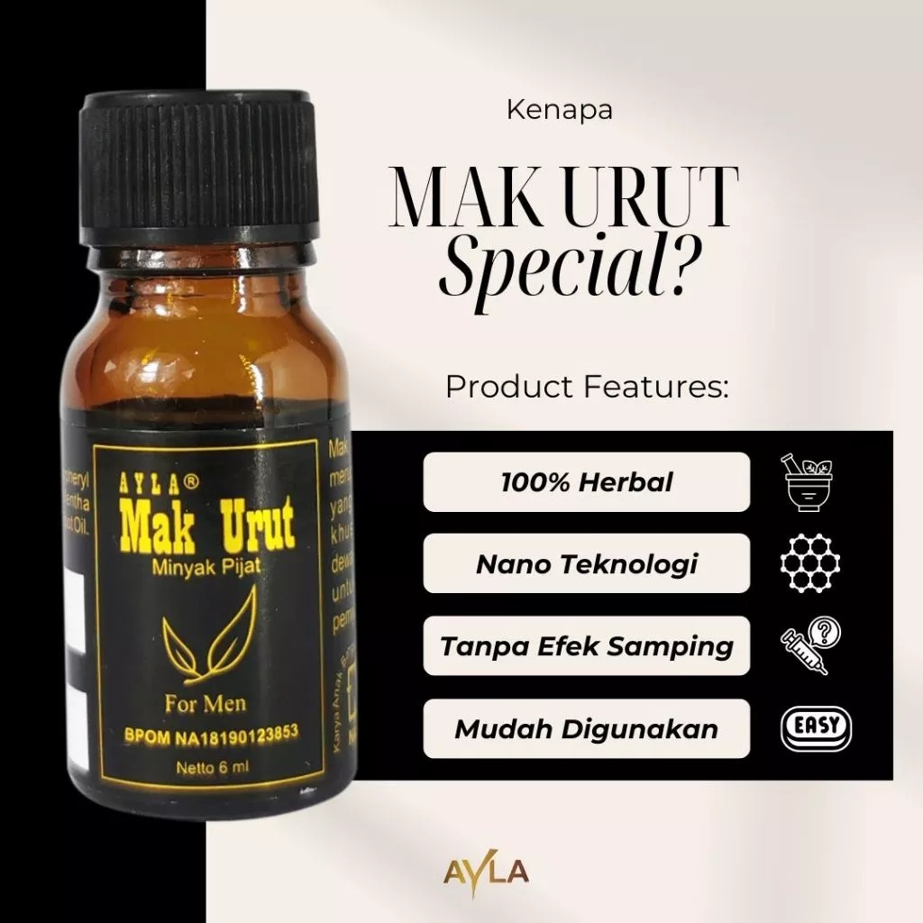 Minyak Urut Nasa Mak Urut Original BPOM Pria