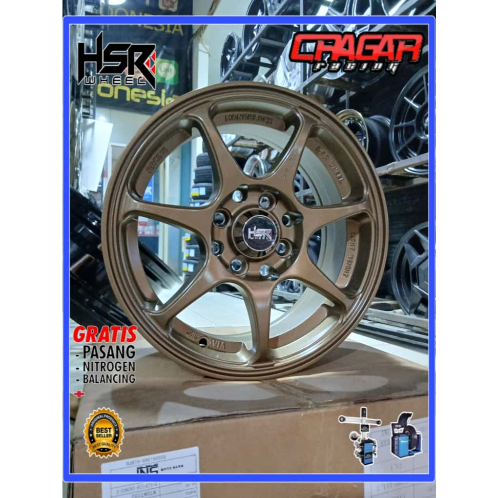 Velg Mobil R14 Hsr Sebunuta - Velg Mobil Brio Satya Agya Ayla Sigra Karimun dll