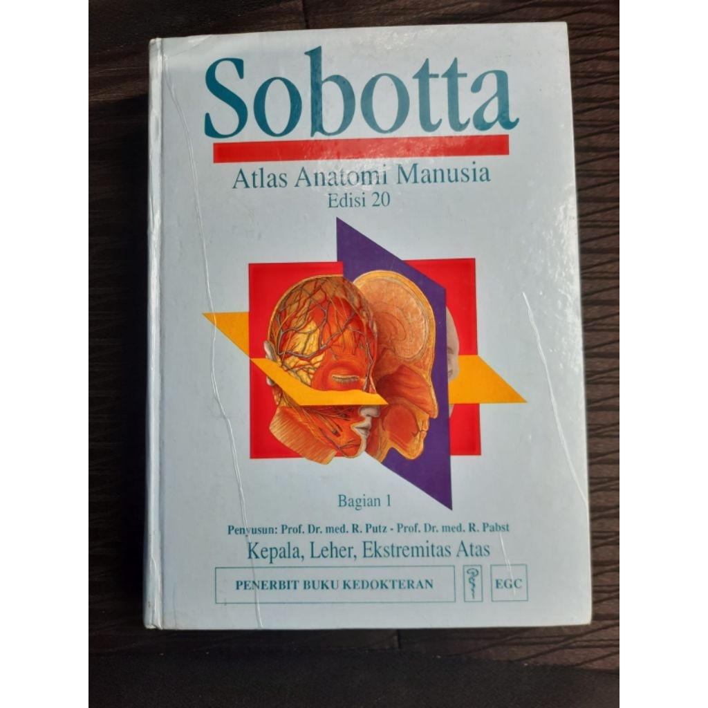 Buku Kedokteran Atlas Anatomi Sobotta bagian 1 Edisi 20