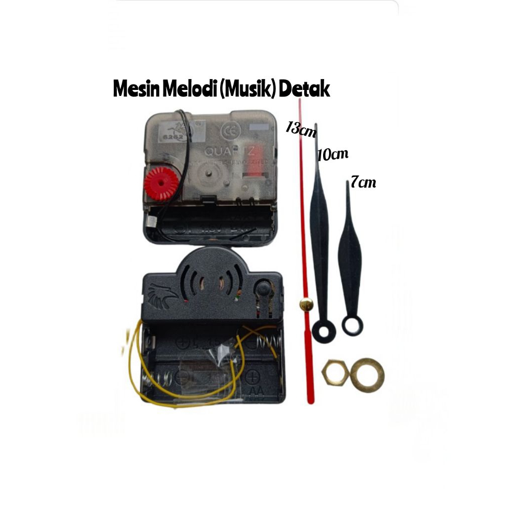 MESIN JAM DINDING MELODI DETAK