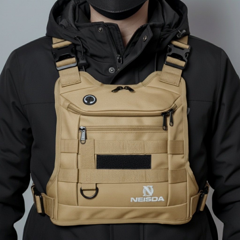 Tas Dada Pria Original Neisda Chest Bag Rompi Pria Bodypack Chest Bag Tactical