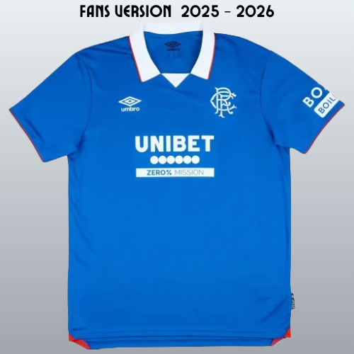 Jersey glasgow rangers home 2025 2026