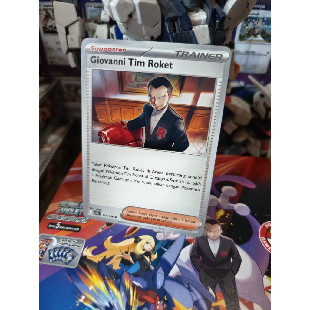 Giovanni Tim Roket 133/138 U - Supporter - Pokemon TCG Indonesia