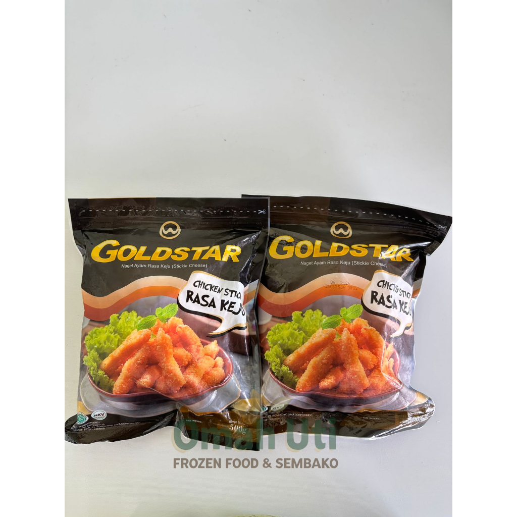 GOLDSTAR Chicken Stick / Nugget Stik Ayam Rasa Keju 500gr