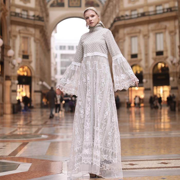 MANDJHA Felicia Dress by IVAN GUNAWAN -  Gamis Busana Muslim Premium Original