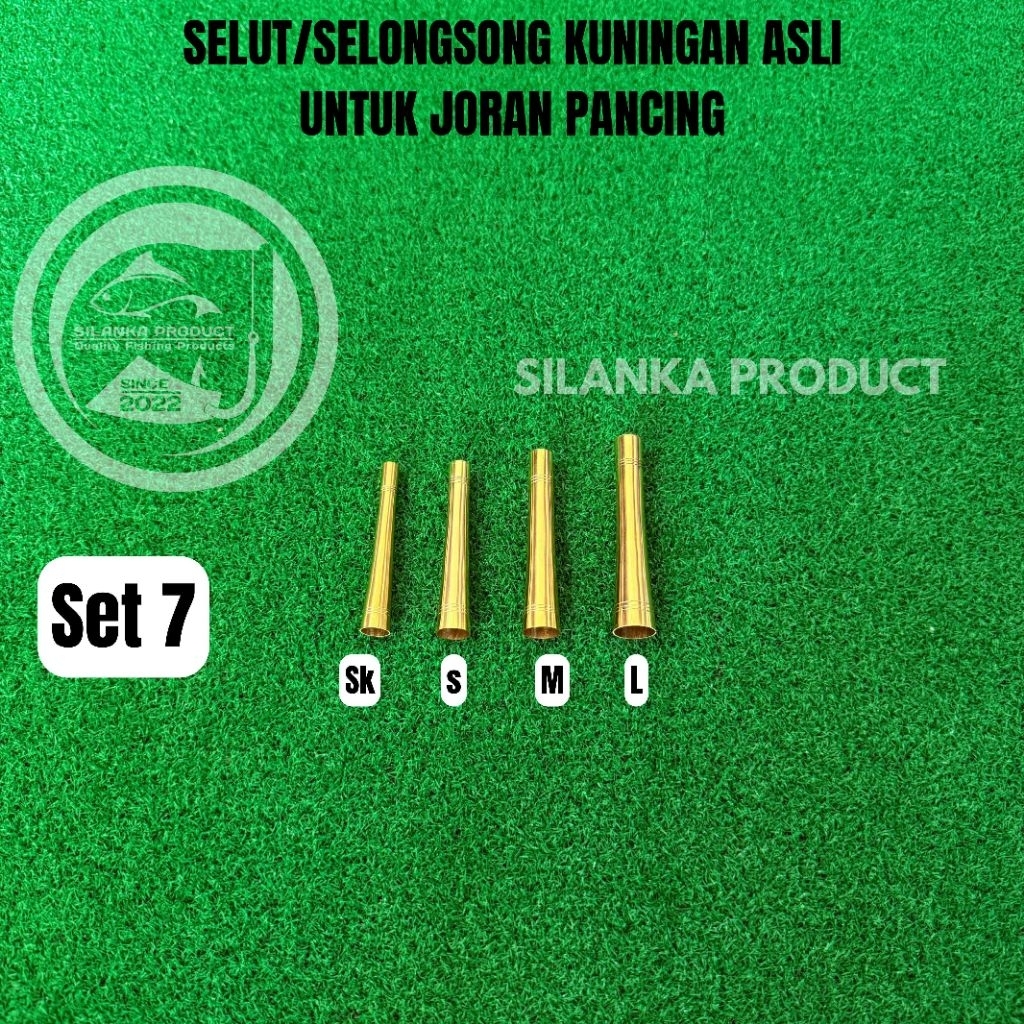 Selut/ Selongsong Kuningan Asli Untuk Joran Timbang