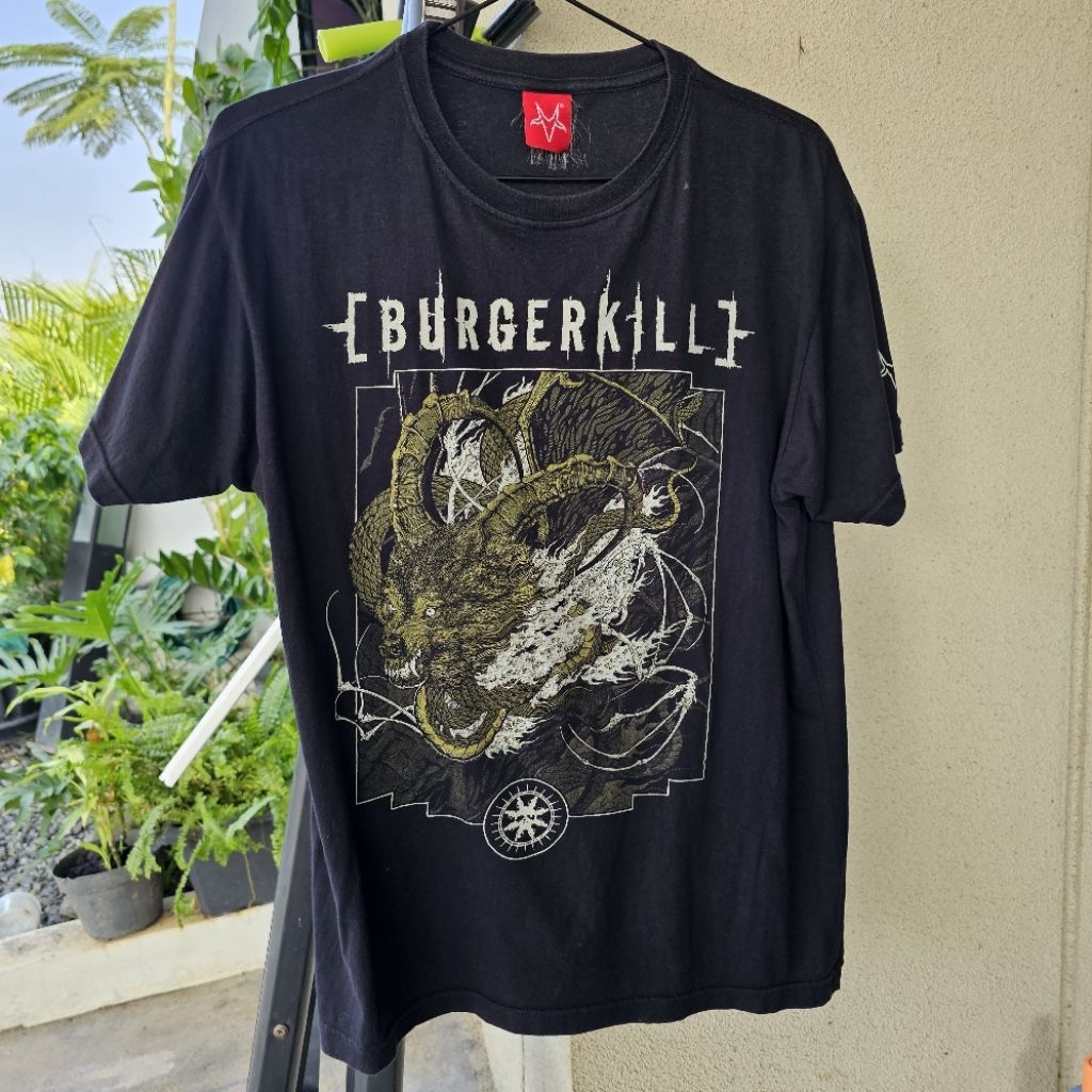 Kaos Tshirt Band Burgerkill Batwolf