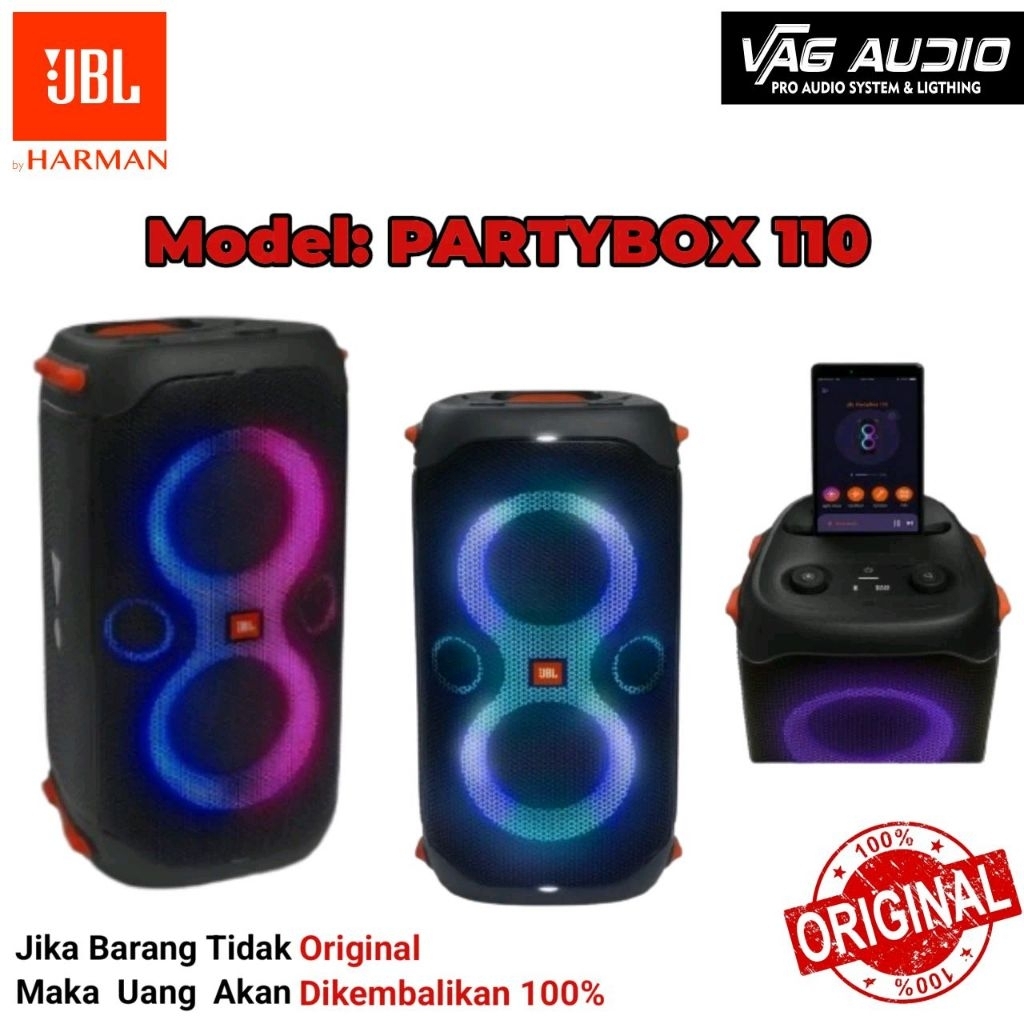 SPEAKER PORTABLE JBL PARTYBOX 110