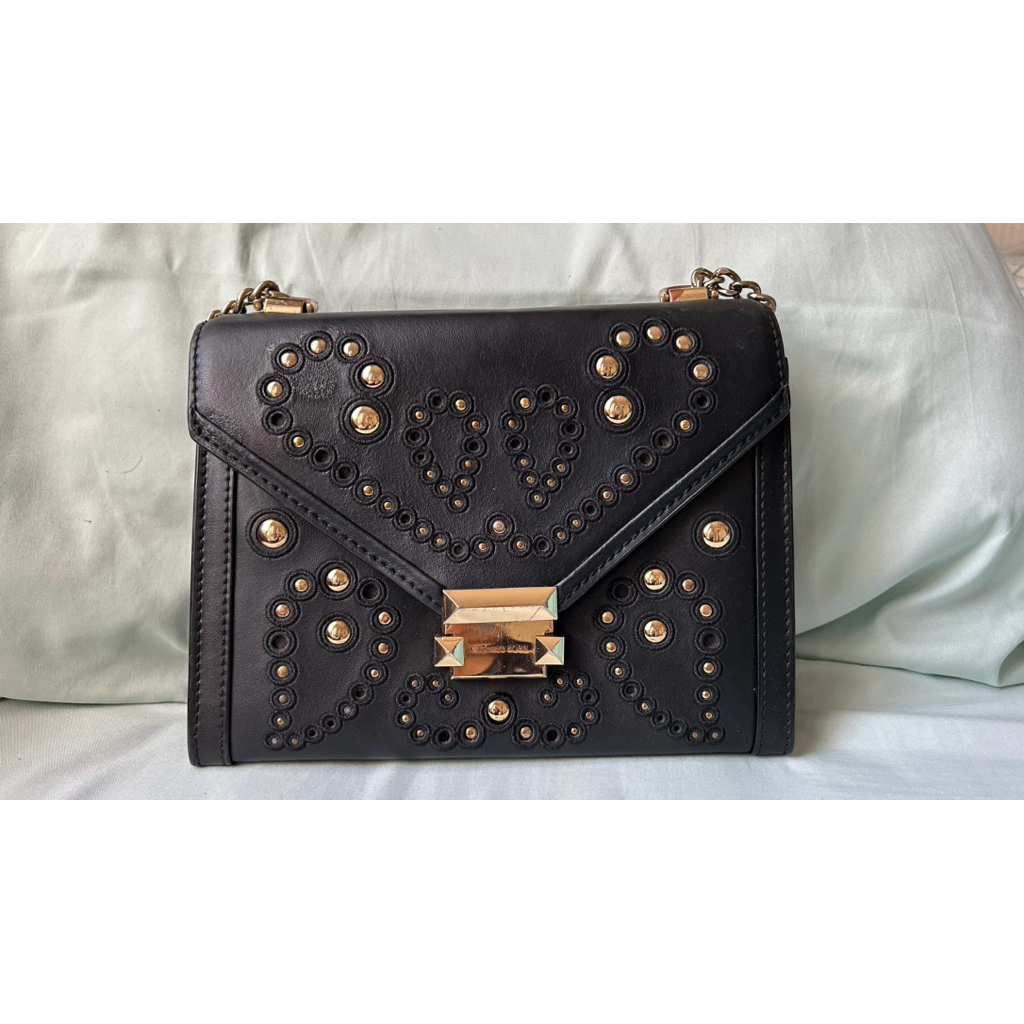 Michael Kors Studded Whitney Shoulder Bag Preloved
