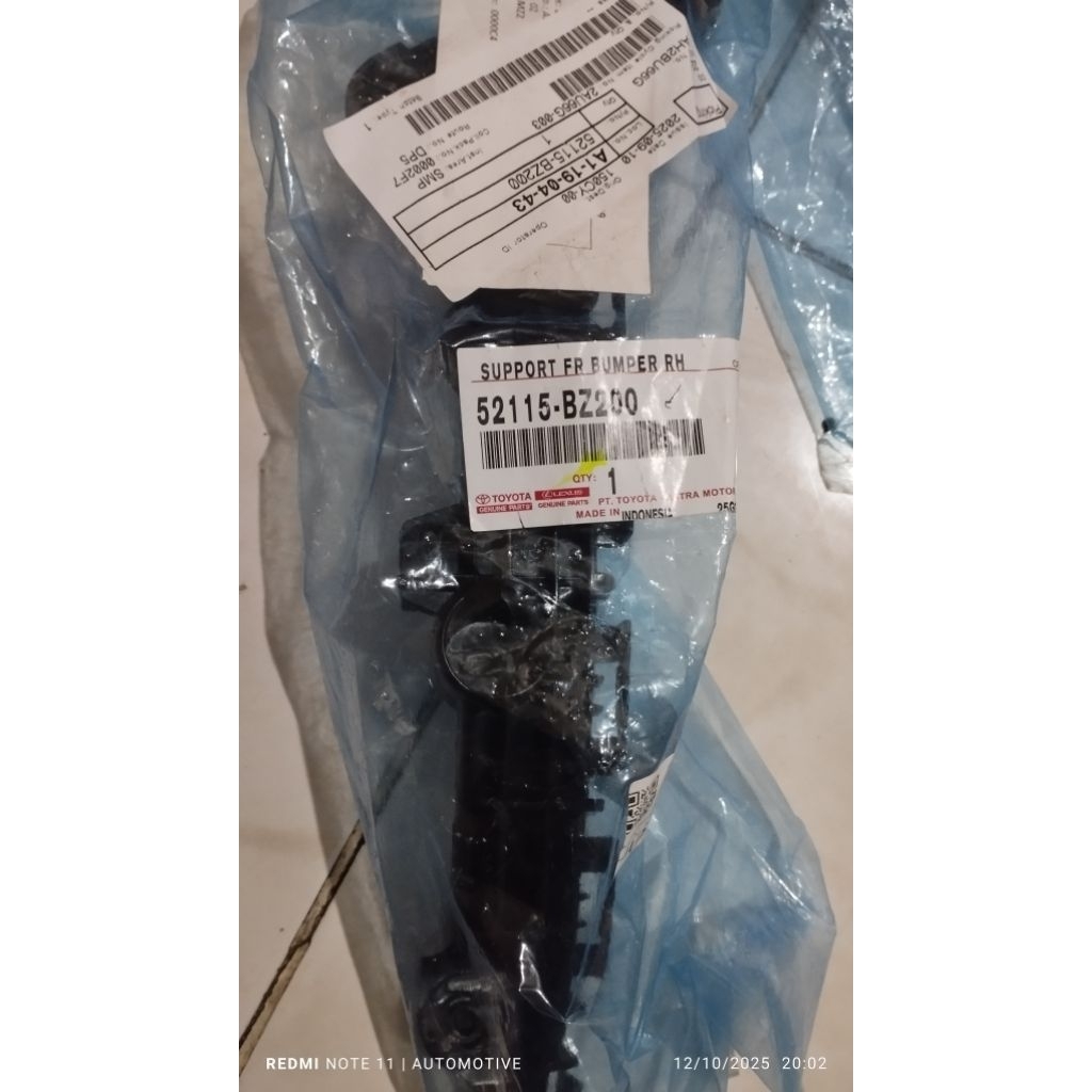 Support Bracket Bumper Depan Rush Terios 2017 Original