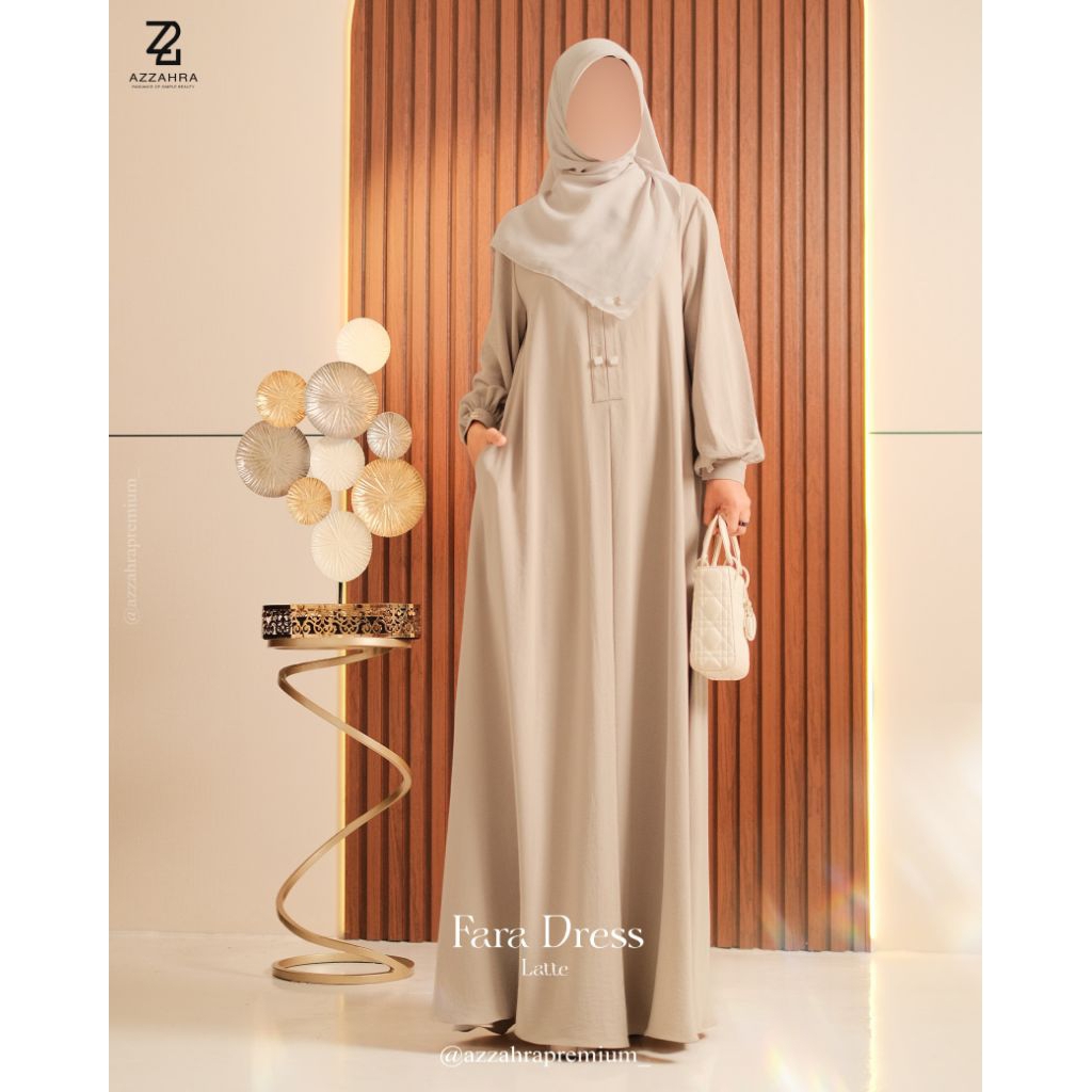 FARA DRESS BY AZZAHRA PREMIUM SYAR'I