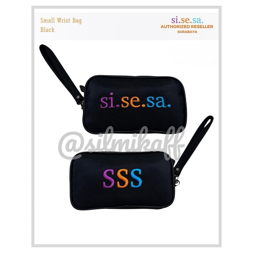[SILMIKAFF] Si.Se.Sa Wrist Bag Original SiSeSa Tas Tangan Dompet