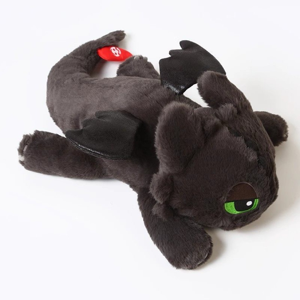 [PREORDER] Boneka Toothless Lucu – Plush Dragon Tidur 35 cm